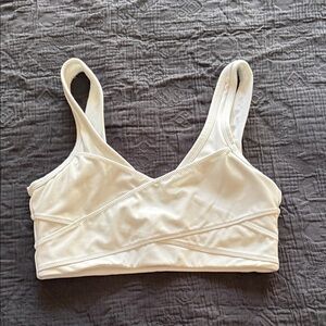 Varley Soft Cream Bra Top
